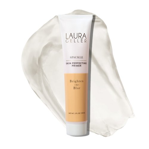 LAURA GELLER NEW YORK Spackle Primer - Brighten-n-Blur - Super-Size 2 Fl Oz - Mattifying Makeup Primer for Mature Skin