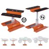 HobbyPark Aluminum RC Car Stand Work Station with Weight Repair Tools for 1/12 1/10 1/8 Crawler Truck Buggy Traxxas Redcat Axial RC4WD Tamiya HPI (Orange)