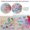 Together Art Animal Adventure Storytelling Art Box – 7 Backgrounds & 9 Sticker Sheets, Creative Projects for Kids Age 3+, Family-Friendly