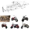 YOXUFA 420 Drive Chain Master Link for Coleman CT200U CT200U-EX BT200X Baja Warrior Massimo MB200 MB165 Mini Bike XR CRF50 SSR 110 125cc TaoTao Coolster Apollo ATV 4 Wheeler Quad Go Kart Pit Dirt Bike