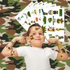 Camo Tempoary Tattoos for Kids, Army Birthday Party Favors Decorations 96PCS Tattoos Stickers Cute Party Supplies Girls Boys Gifts Classroom School Prizes Themed Christmas