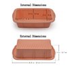 Baocuan 3 pack Silicone Bread Loaf Pan Bread and Set of 3 colors Non-Stick Baking Mold Easy release and baking mold for Homemade Cakes, Breads, Meatloaf and quiche