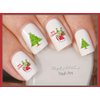 Holiday Christmas - Christmas 803X Grinch #3 Merry Christmas Tree Nail Decals - WaterSlide Nail Art Decals - Salon Quality DIY Manicure Nail Accessories Made in USA