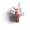 Kat Fly Cat Toy Teaser Wand - Red Beetle Cat Wand Teaser