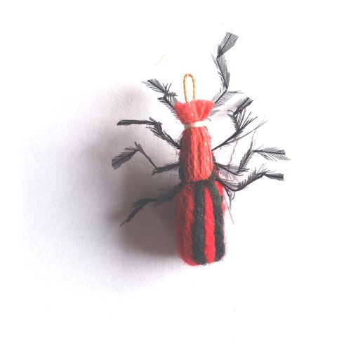 Kat Fly Cat Toy Teaser Wand - Red Beetle Cat Wand Teaser