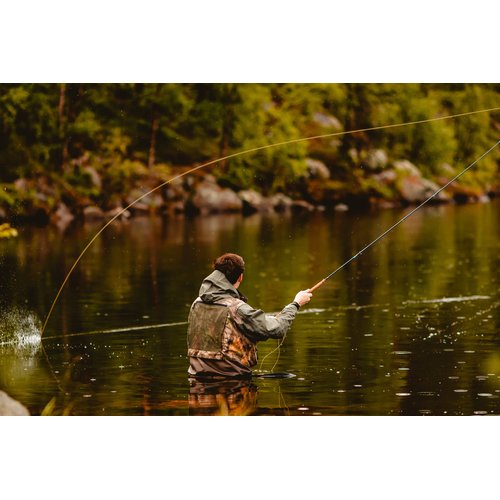 The Fly Fishing Place Light Cahill Classic Trout Dry Fly Fishing Flies - Set of 6 Flies Size 14