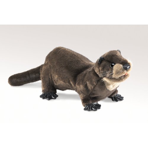 Folkmanis River Otter Hand Puppet, Brown, 1 EA