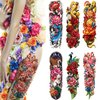 Kotbs 6 Sheets Full Arm Temporary Tattoos, Realistic Waterproof Floral Designs, Snake, Peony, Butterfly - Fake Tattoos Sleeve for Halloween, Cosplay, Party Decorations