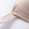 DELIMIRA Women's High Impact Sports Bra Front Adjustable Straps Underwire Plus Size Bra Full Figure Beige 40DD