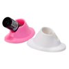 SUKPSY 4 Pcs Soft Rubber Nail Polish Bottle Holder Anti-spill Bottle Stand Manicure Display Tools Nail Art Supplies for Nail Organizer Display