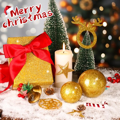 Gold Glitter, YGDZ Gold Fine Glitter for Crafts, 140G /4.93OZ Body Glitter, Christmas Glitter, Festival Glitter, Nail Glitter, Craft Glitter for Resin Arts Tumbler, Christmas Decor