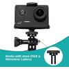 VIZEMO Aluminum Camera Tripod Adapter 1/4"-20 Conversion Mounts Compatible with Gopro Action Cameras Insta360 and Other Standard 1/4 Accessories, Quarter Inch Mount for GoPro Ecosystem
