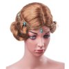 PH PandaHall Turquoise Head Chain, Unique Jewelry Headband Boho Tassel Chain Hair Band Party Headpiece Festival Prom Wedding Headband for Women Headpiece Arabian