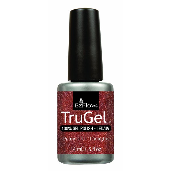 Ez Flow Trugel 4th Launch Nail Lacquer, Penny 4 Your Thoughts, 0.5 Fluid Ounce
