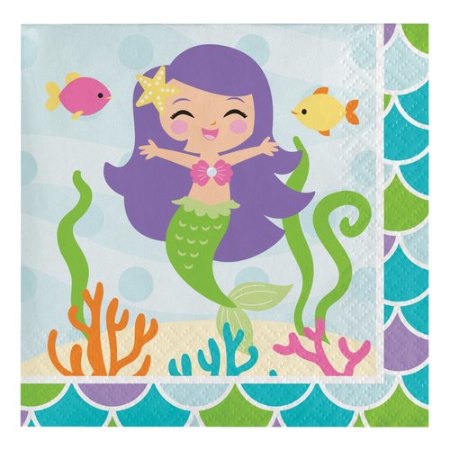Creative Converting Beverage Napkins, 5" x 5", Multicolor