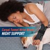 FEATOL Wrist Brace Carpal Tunnel, Night Support Brace with Wrist Splint, Adjustable Straps, Hot/Ice Pack, Hand Brace for Women and Men, Right Hand, Small/Medium, Tendinitis, Arthritis, Pain Relief