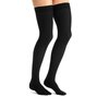 BSN Medical 115557 JOBST Compression Hose, Thigh High, 15-20 mmHg, Open Toe, Medium, Classic Black