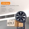 BTMETER BT-866A Pro Handheld HVAC Anemometer for CFM Air Flow, Wind Speed Meter Gauge Measures Wind Velocity Temp%RH Dew Point with USB Sync to PC