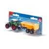 Siku 1605, Fendt Tractor with Krampe Dump Truck, Toy Tractor, Metal/Plastic, Green/Yellow, Removable cab, Tipping Trough, Trailer with Smooth-Running rubberisedg Wheels, Trailer Coupling