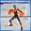 ZiZa (Assembly Completed) Action Figure Set Already Assembled, 3D Printed 13 Robot Titan 13 Action Figure, Action Figure Orange White Yellow Blue Red（5 Colors）