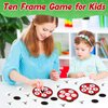 Kasfalci Number Games for Kids Toddlers,Ten Frame Set,Math Games,Math Manipulative,Addition & Subtraction Flash Cards,Ladybug Counting Toys,Matching Board Games,Preschool Classroom Must Haves