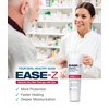 EASE-Z Diabetic Foot Cream. Clinically Proven Ingredients and ZINC Relieve Dry, Cracked, Callused Feet and Hands. Soothes Pain and Burning. Shea Butter moisturizes. Fast-Acting, Long-Lasting. 4.4 oz.