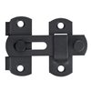 INIRET 2 Packs Barn Door Latches，2.75” x 2.02” Matte Black Stainless Steel barn gate flip Door Latch Bi-fold Door Lock,Sliding Door Antique Lock Gate Latches Wine Cabinet Closet Door Latches