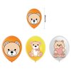 32Pcs Bear Theme Birthday Party Supplies and Decorations Bear Happy Birthday Banner,Latex Balloon, Cupcake Toppers, Set Animal Birthday Party Supplies for Kids Family
