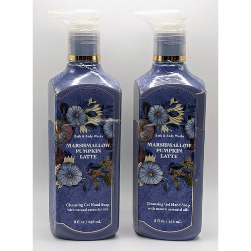 Marshmallow Pumpkin Latte Hand Soap Cleansing Gel w natural essential oils
