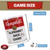 TDC Games Campbell's Alphabet Dice Game, Great for Party Favors, Travel Games, Family Games, Camping Games, Games for Family Game Night, Yard Games for Adults and Family