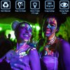 UV Blacklight Neon Face and Body Paint, 8 Tubes 0.84oz Glow in the Dark Body Paints, Neon Fluorescent Glow in Dark Party Supplies