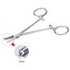 DJCIW 5mm Jaw Piercing Ball Removal Tool,Stainless Steel Dermal Anchor Forceps for Dermal Tops Unscrew or Screw Ball Pliers for Nose Septum Earrings Lip Ring