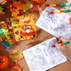 Funrous 24 Set Thanksgiving Coloring Books Party Favors Bulk with Crayons Fall Thanksgiving Turkey Mini Activity Book Pages for Autumn Birthday Party Goodies Bag Stuffers Gifts Supplies (Turkey)