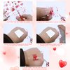 Crazy Night Valentine's Day Temporary Tattoos for Kids Women-102 Styles, Red Heart Love Rose Bouquet Cupid Fake Tattoos Valentines Day Stickers Games Gifts Party Decorations