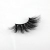 wiwoseo 25MM Lashes False Eyelashes Long Dramatic Faux Mink Fake Eye Lashes Thick Cross Fluffy Volume 4 Pairs Pack