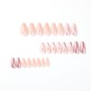 YoYoee Stiletto Press on Nails Medium False Nails Marble Nails Fake Nails Full Cover Bling Nails Tips for Women and Girls 24PCS