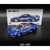 1:64 Scale Diecast Model Car Compatible with Kaido House Honda NSX Evasive V2 Blue Limited Edition KHMG137