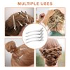 75 Pack Metal Hair Clips, 3.54/2.16/1.77 Inch Metal Duckbill Hair Clips No Crease Hair Clips for Women Hair Styling