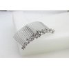 Faship Gorgeous Clear Rhinestone Crystal Floral Hair Comb Bridal Wedding Party