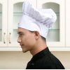Hyzrz Chef Hat Set of 4 PCS Pack Adult Adjustable Elastic Baker Kitchen Cooking Chef Cap (White)