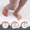 Masirs Crib Mattress Protector Cover - Comfortable, Breathable and Waterproof Material. Keep The Crib Mattress Clean and Protected and Give Your Baby a Cozy Restful Sleep. Machine and Dryer Friendly.