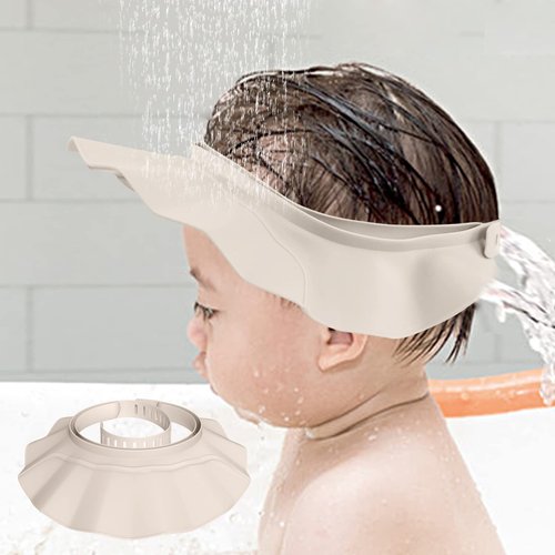 Baby Shower Cap Hat Safe Shampoo Shower Bathing Protection Soft Adjustable Bath Head Cap Visor for Washing Hair Head Eye Ear Shampoo Caps for Toddler,Baby, Kids,Children,Makes the Baby Bath More Fun