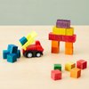 Bright Creations 100 Piece Wooden Blocks for Crafts, Colorful Small Cubes (6 Colors, 0.6 in)