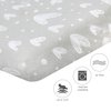Pack and Play Fitted Sheet, Soft Jersey Cotton Portable Playard Sheets, 2 Pack Mini Crib Sheets, Unisex, Preshrunk