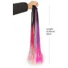 XINNI 2Pack/Lot 12Strands/Pack Micro Twist Crochet Hair Braids 22.8Inch Synthetic Dreadlock Ponytail Braiding Hair Extensions Wigs Ombre Color