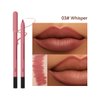 KISSIO Lip Liner,Creamy Lip Liner Pencil,Long Lasting Lip Liner with Sharpener,Matte Finish,Smooth and Soft,Non-Dry,Easy to Use,Cruelty free,0.02 oz,03 Whisper