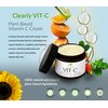 Clearly VIT-C, Natural Vitamin C Cream Moisturizer for Face | Anti Aging, Hydrating, Skin Brightening for Sensitive Skin | Fade Dark Spots, Fine Lines, Wrinkles (2 oz)