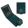 Philo Fun Lipstick Holder Case with Mirror for Purse, Portable Makeup Lip-Gloss Pouch, Small Travel Cosmetics Organizer for Women, Teal Green