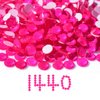 BLINGINBOX Flatback Glass Rhinestones,Neon Gems 1440pcs Non Hotfix Crystal Rhinestones for Nail Crafts Clothes Tumblers Face Makeup,Rose Neon,SS20