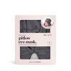 Kitsch Satin Sleep Mask - Eye Mask for Sleeping | Softer Than Silk Eye Sleeping Mask | Satin Blindfold & Sleep Masks for Women | Eyemask & Eye Cover for Sleeping for Women (Charcoal)